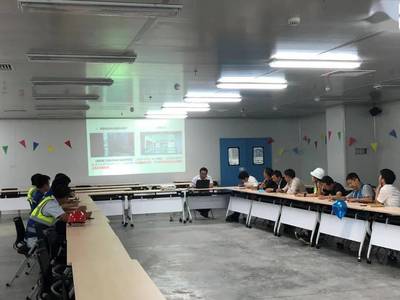 双节前夕，东方日升义乌生产基地开展安全大行动 教育咨询与管理并重